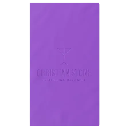 Custom Debossed Guest Towel Napkin - Custom Socks Now
