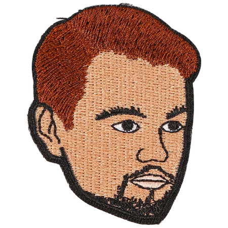 Custom Embroidered Portrait Patches - Custom Socks Now