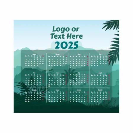 Nature Mouse Pad with Calendar - Custom Socks Now