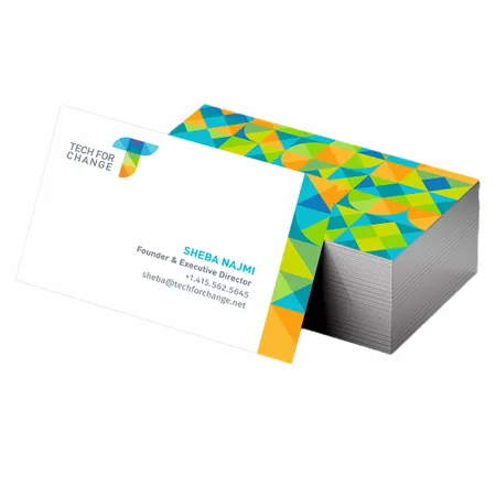 Silk Business Cards - Custom Socks Now