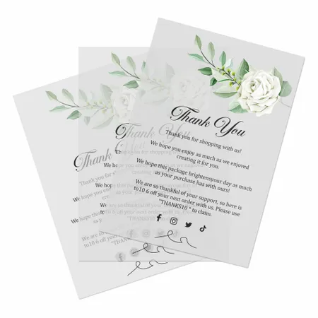 Transparent Cards - Custom Socks Now