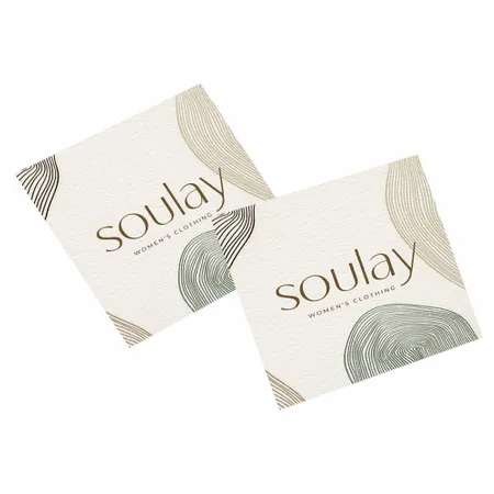 Square Business Cards - Custom Socks Now