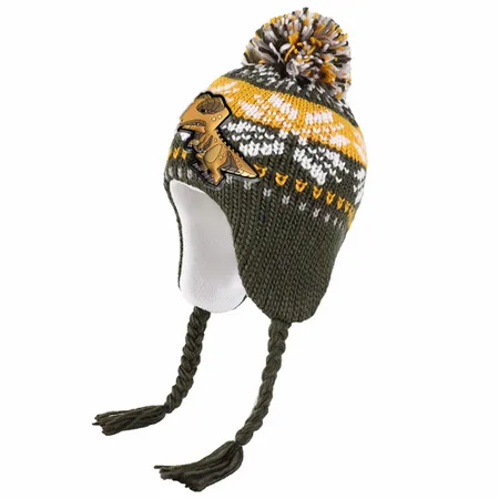 Whimsy Warmer Acrylic Kid Beanies with Earflaps - Custom Socks Now