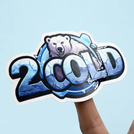 Spot UV Stickers Spot UV Stickers - Custom Socks Now