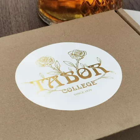 One Color Foil Stickers One Color Foil Stickers - Custom Socks Now