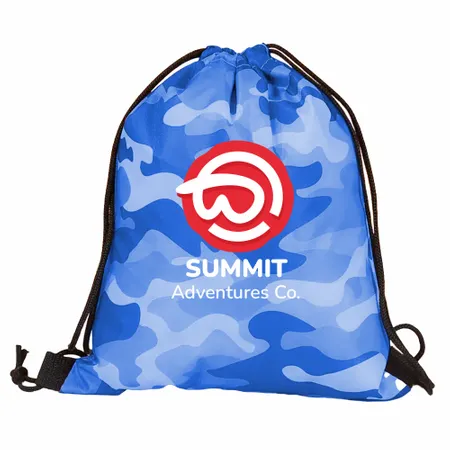 Camouflage Drawstring Bag Camouflage Drawstring Bag - Custom Socks Now