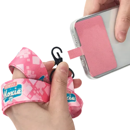 Lanyard & Blank Insert Phone Wallet - Custom Socks Now