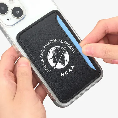 Leather Phone Wallet with Side Slit - Custom Socks Now