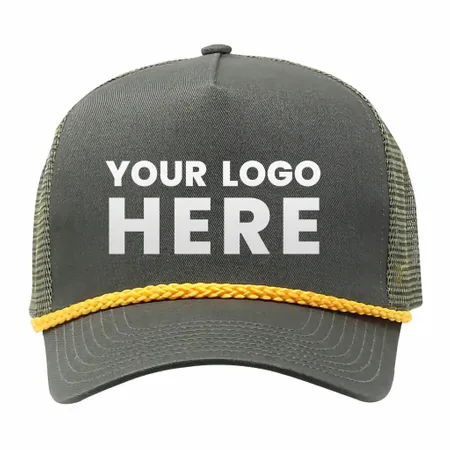 Cobra C256M 5 panel Cotton Twill Front, Mesh Back, Rope cap - Custom Socks Now