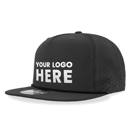 Decky 6226 5 Panel High Profile Relaxed Perforated Performance Rope Hat - Custom Socks Now