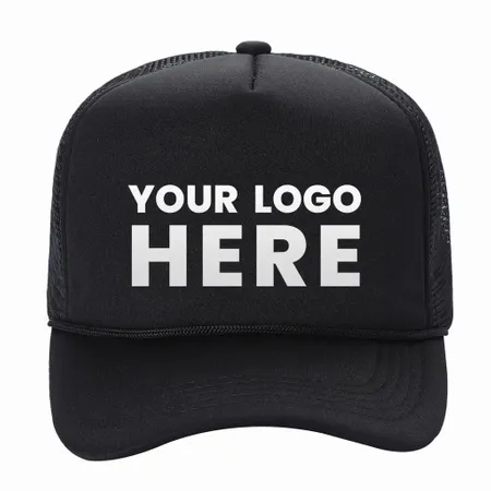 Unbranded Kids Foam Trucker Hat Mesh Back, Sponge Cap - Custom Socks Now