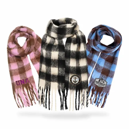 Sleek Polyester Scarves - Custom Socks Now