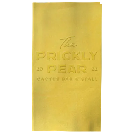 Custom Embossed Guest Towel Napkin - Custom Socks Now