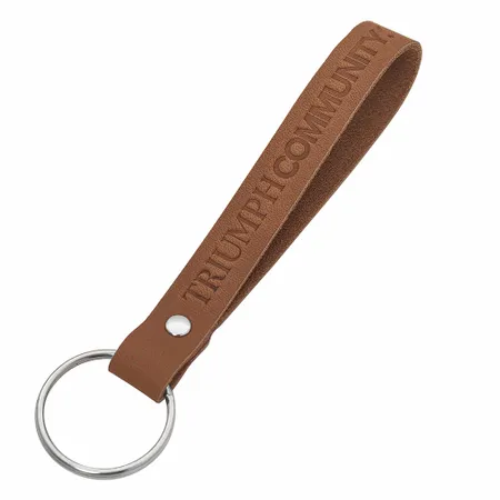 Leather Keychain Leather Keychain - Custom Socks Now