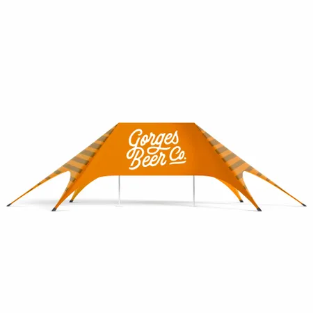 Double Pole Star Tent - Custom Socks Now