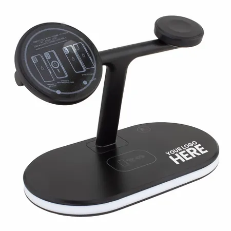 3-in-1 Magnetic Wireless Chargers - Custom Socks Now