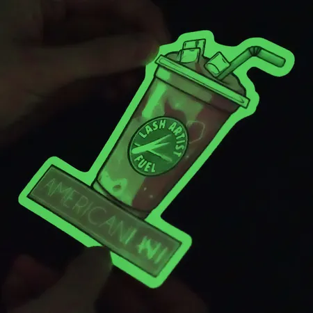 Glow in Dark Stickers - Custom Socks Now