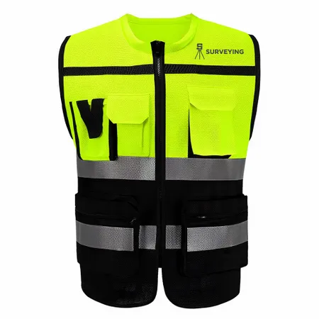 Heavy-Duty, Two-Tone Safety Vests - Custom Socks Now