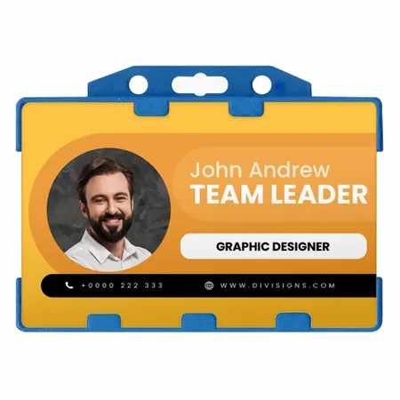 Plastic Insert Badge Holder - Custom Socks Now