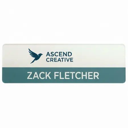 Acrylic Name Badges - Custom Socks Now