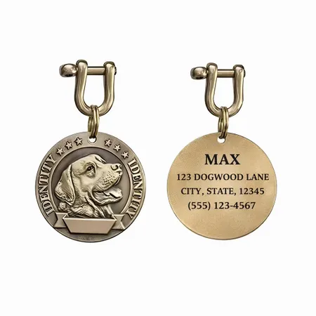 Copper Dog Tags - Custom Socks Now