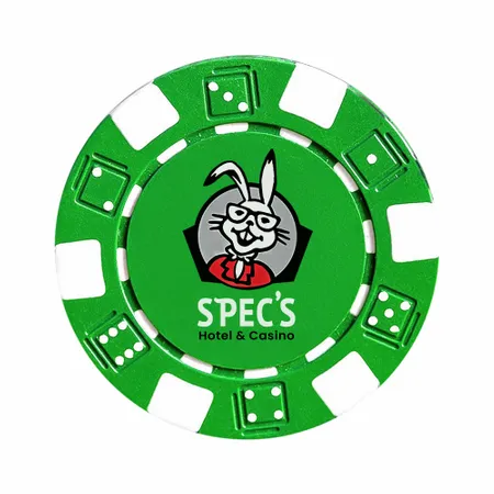 6 Stripe Custom Poker Chips - Custom Socks Now