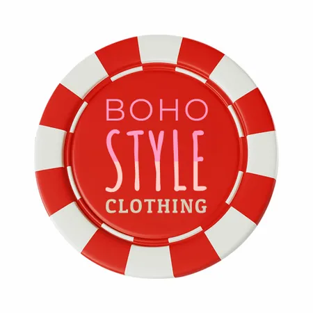 8 Stripe Custom Poker Chips - Inlay - Custom Socks Now