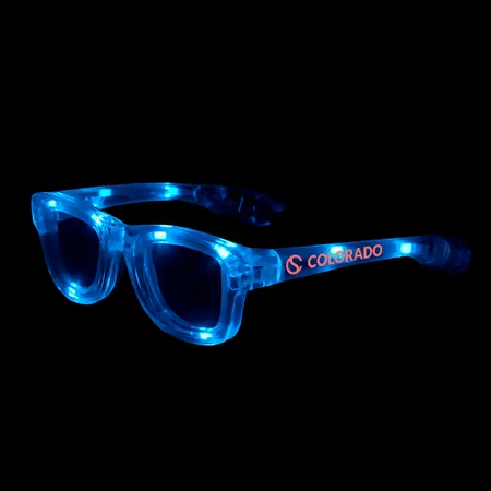 Multicolor Light Up Glasses - Custom Socks Now