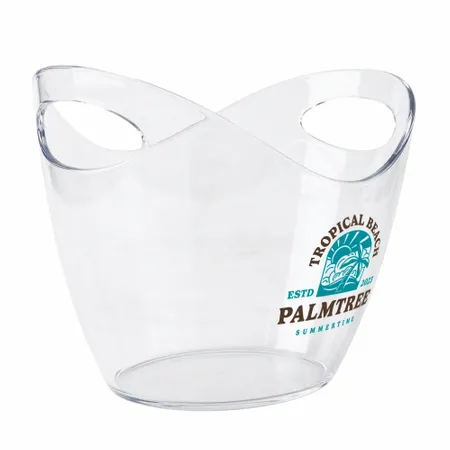 Curved Dual-Handle Drink Buckets - Custom Socks Now