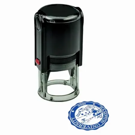 Round Self-Inking Stamps - Custom Socks Now