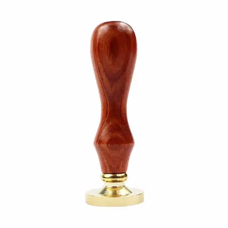 Pearwood Handle Wax Seal Stamps - Custom Socks Now