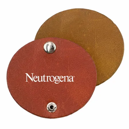 Round PU Leather Cable Organizers - Custom Socks Now