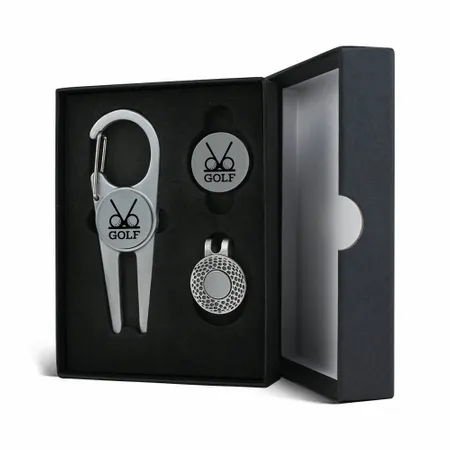 Deluxe Golf Divot Tool Set with Ball Markers - Custom Socks Now