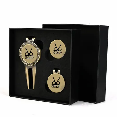 Patterns Golf Divot Tool and Ball Markers Set - Custom Socks Now