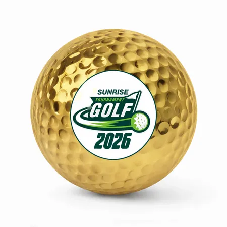 Metallic Golf Balls - Custom Socks Now