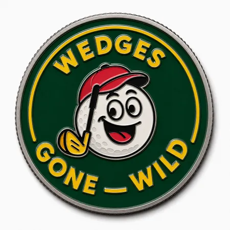 Hard Enamel Golf Ball Markers - Custom Socks Now