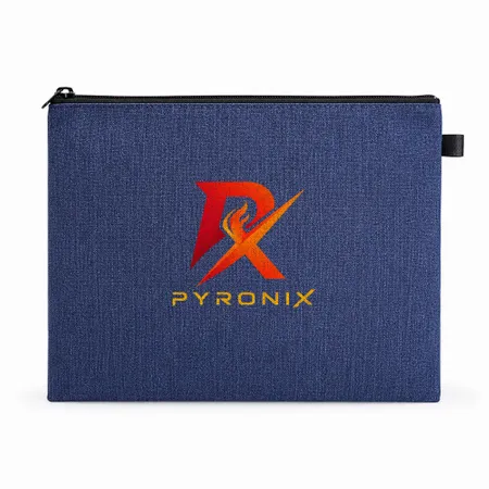 Fabric Zippered Document Bags - Custom Socks Now