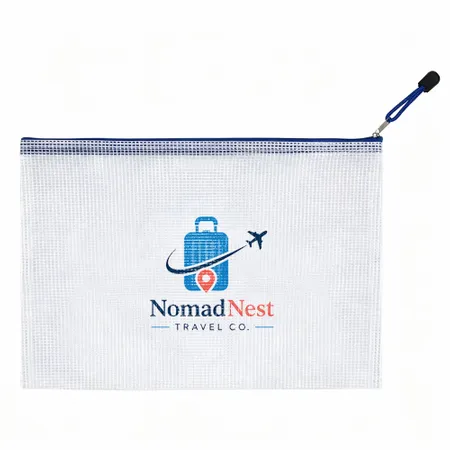 PolyWeave Zippered Document Bags - Custom Socks Now