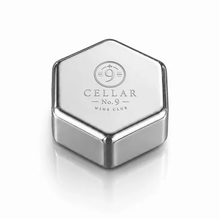 Hexagon Stainless Steel Ice Cubes - Custom Socks Now