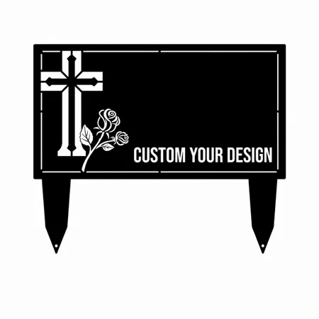 Cross Memorial Stakes - Custom Socks Now