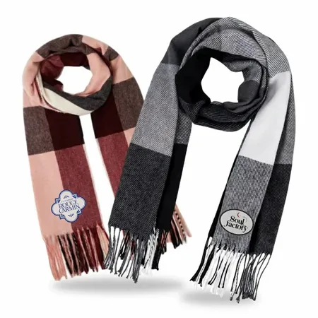 Luxe Polyester Scarves - Custom Socks Now