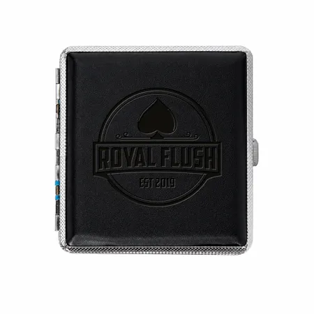 Leather Grain Metal Cigarette Cases - Custom Socks Now
