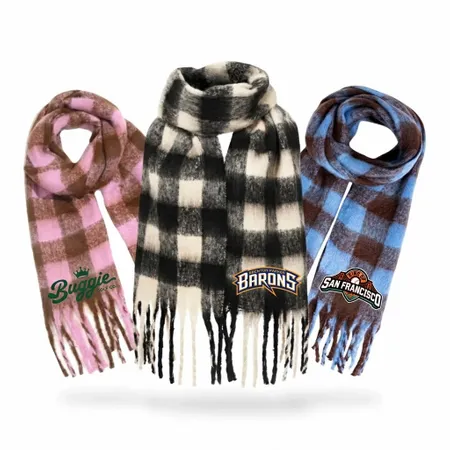 Sleek Polyester Scarves - Custom Socks Now