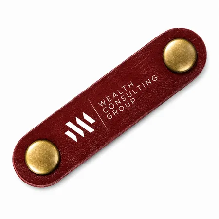 Leather Cable Tie Winders - Custom Socks Now