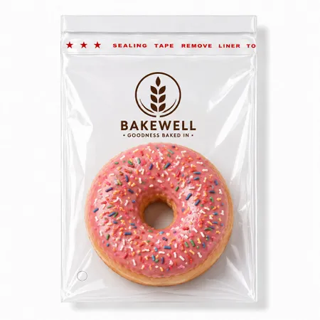 Resealable Clear Poly Bags - Custom Socks Now