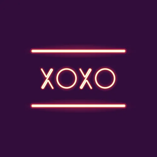 Xoxo Neon Sign - Custom Socks Now
