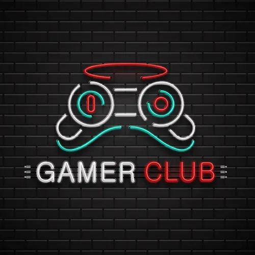 Gamer Club Neon Sign - Custom Socks Now