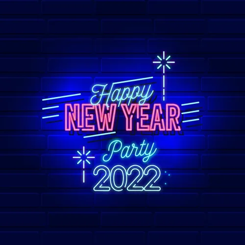 New Year Party Neon Sign - Custom Socks Now