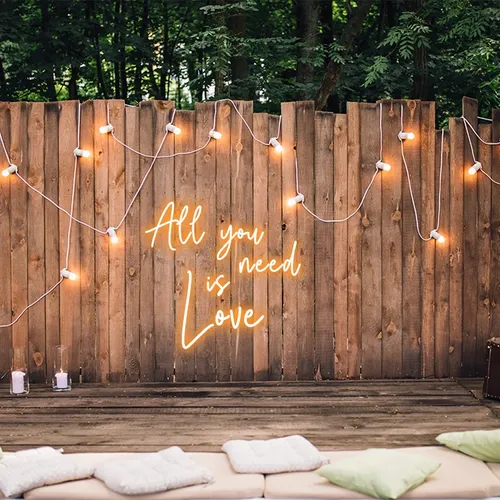 All You Need is Love Neon Sign - Custom Socks Now