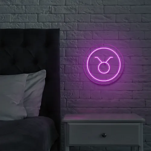 Taurus Neon Sign - Custom Socks Now